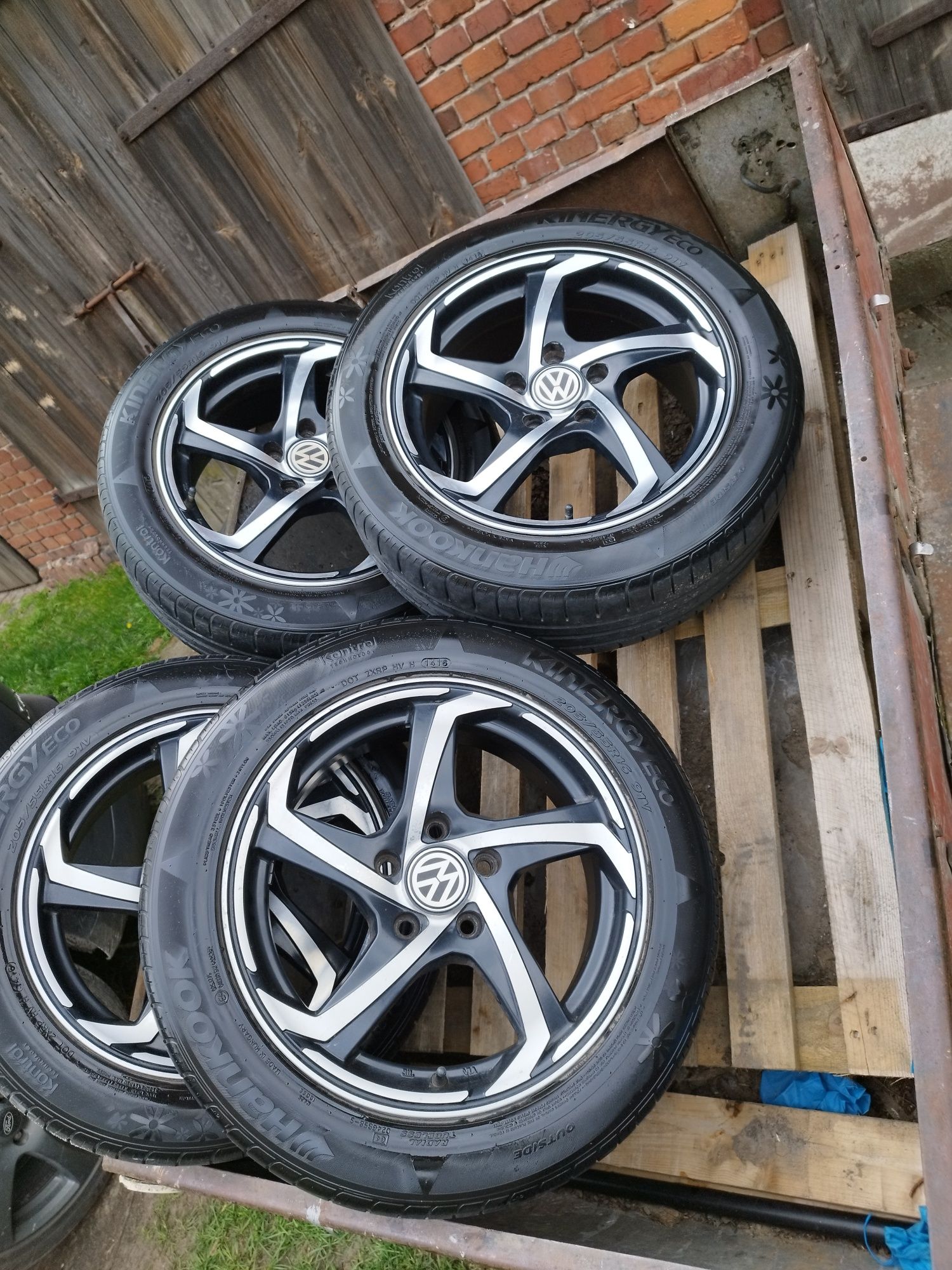 Koła felgi opony 205/55R16 lato Hankook 5x112 vw seat skoda audi