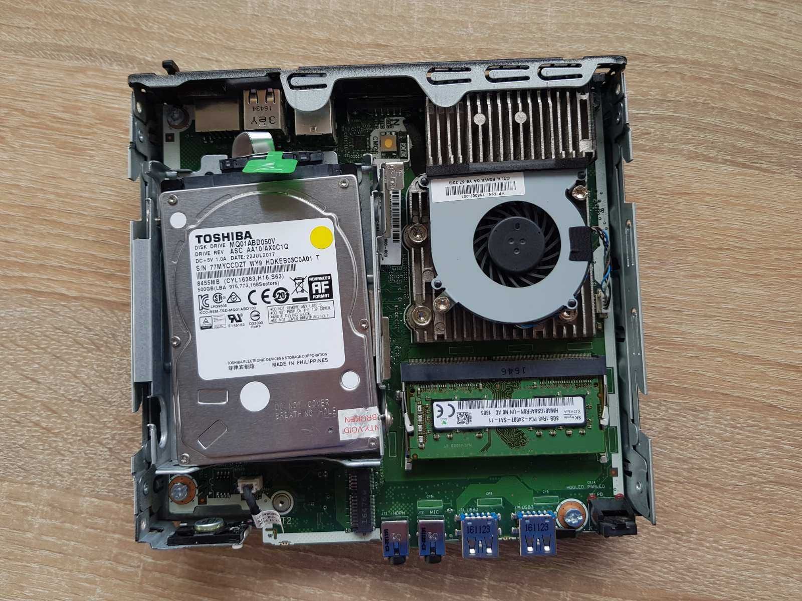 Неттоп HP 260 G2 MINI на Intel Pentium 4405U/8 Гб DDR4/500 Гб HDD
