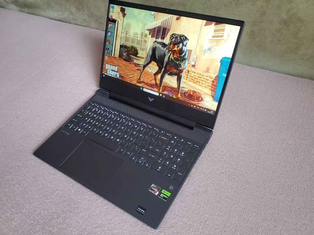 HP-VICTUS. Ryzen5-5600H.GeForce1650. SSD-512. DDR4-16GB. 144Hz.FHD.IPS