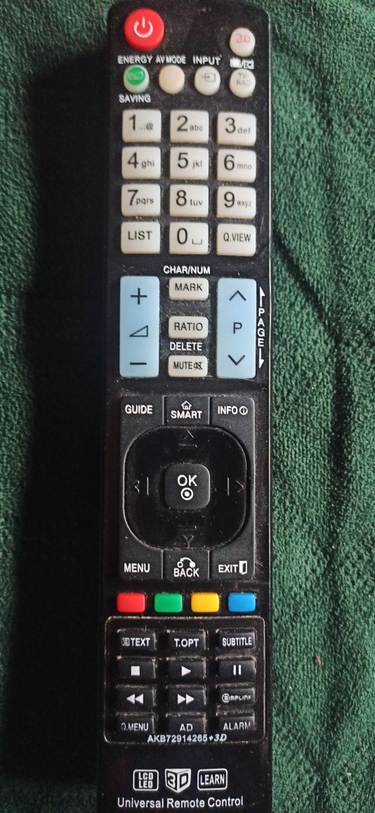 Pilot uniwersalny LCD/LD +3D