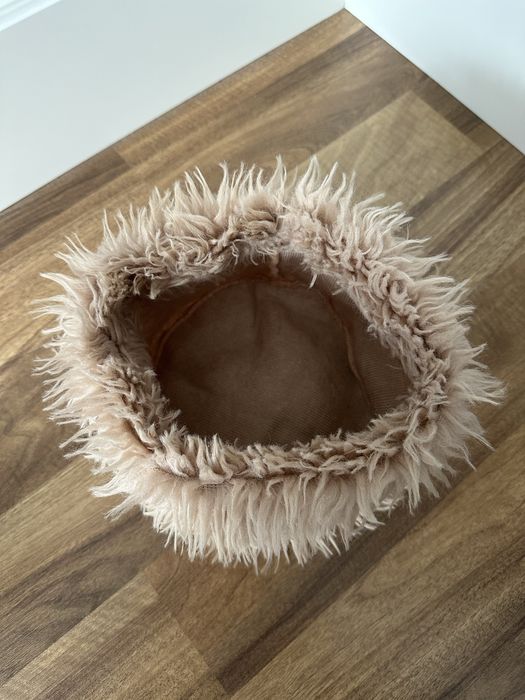 Oryginalna czapka vintage pudrowy roz