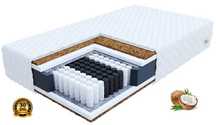 Materac Kieszeniowy sprężynowy 140x200 Kokos PREMIUM 24cm Pocket H3/H4