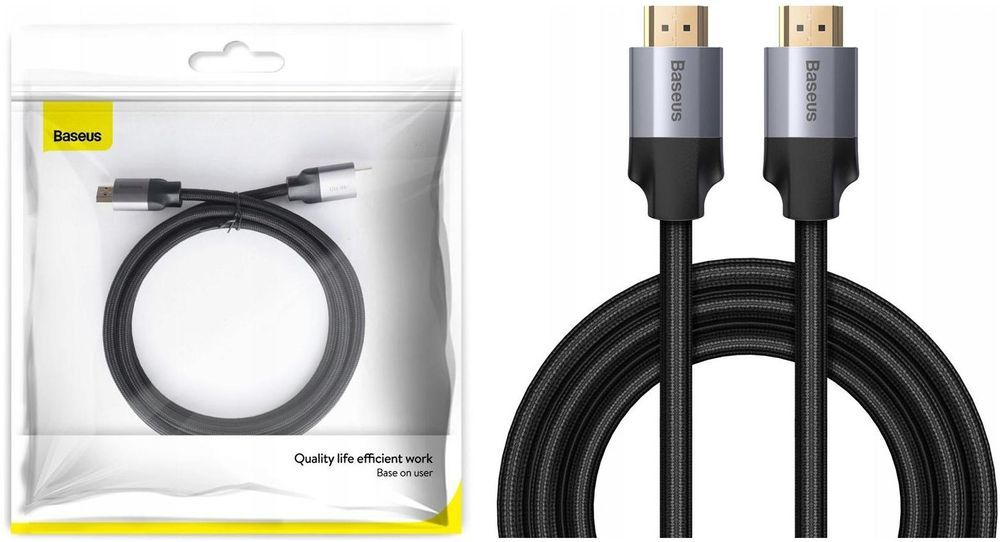 Przewód Kabel Baseus Hdmi 2.0 4K 60Hz 2M Full Hd