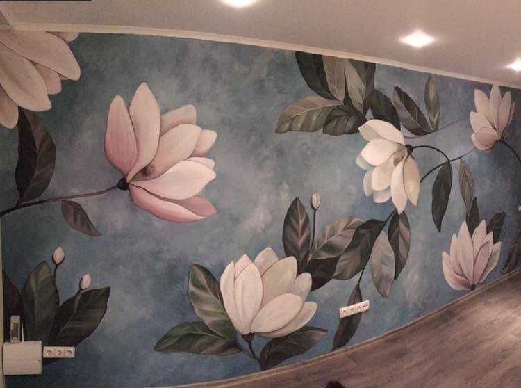 Роспись стен квартир, домов, офисов, ресторанов.