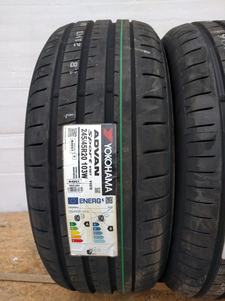 245/45R20 103W XL Yokohama Advan Sport V107A NOWE