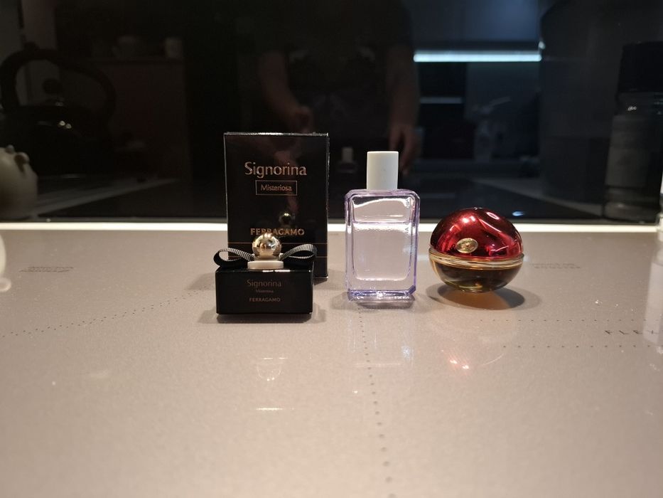 Zestaw 3 miniaturek damskich: Ariana Grande, DKNY, Signorina Ferragamo