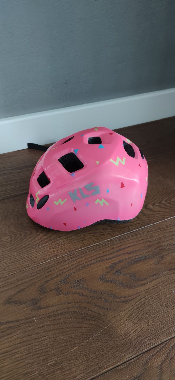 Kask rowerowy, na rolki różowy