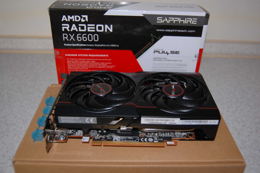 Відеокарта Sapphire Radeon RX 6600 (гарантія ROZETKA дійсна ще 1 рік)