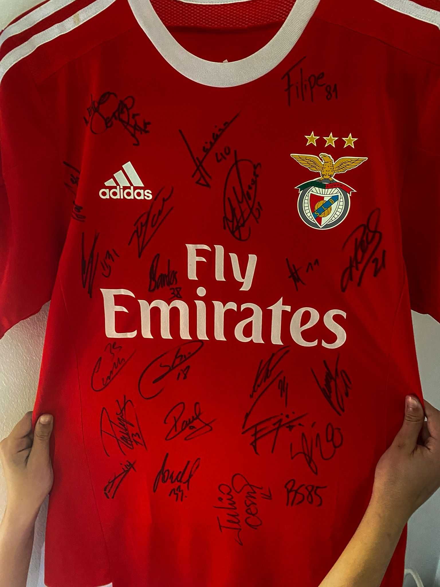 Camisola Oficial Benfica 2015/2016 Autografada (Jogador Pipo)