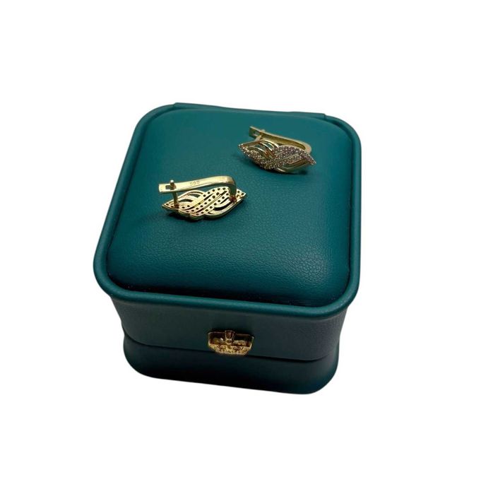 Eleganckie Złote Kolczyki 585 2,75G