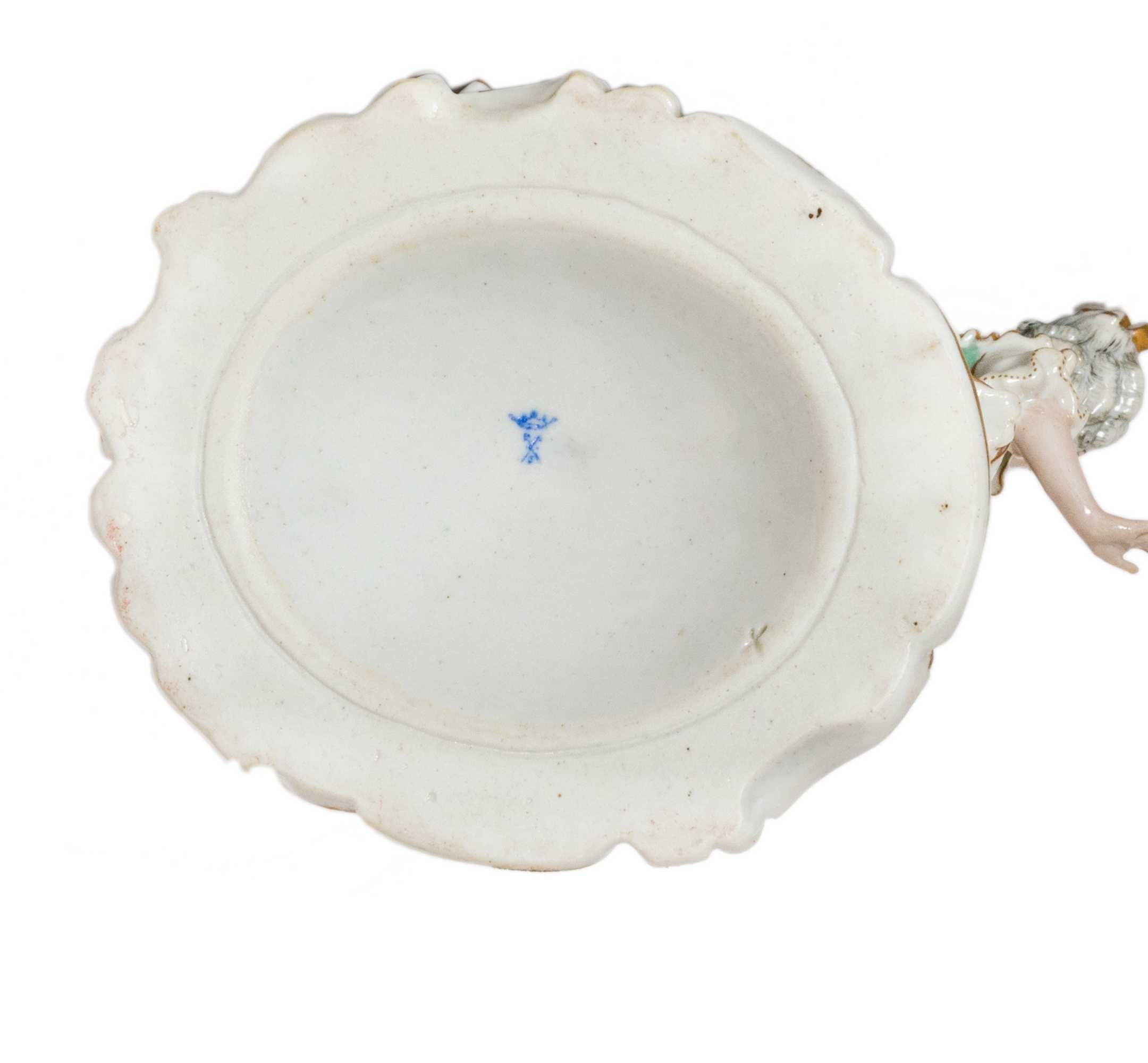 Estátua porcelana dança Volkstedt | século XVIII