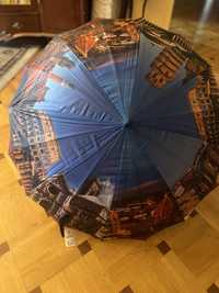 Новый зонт-трость. С изображением итальянских городов.