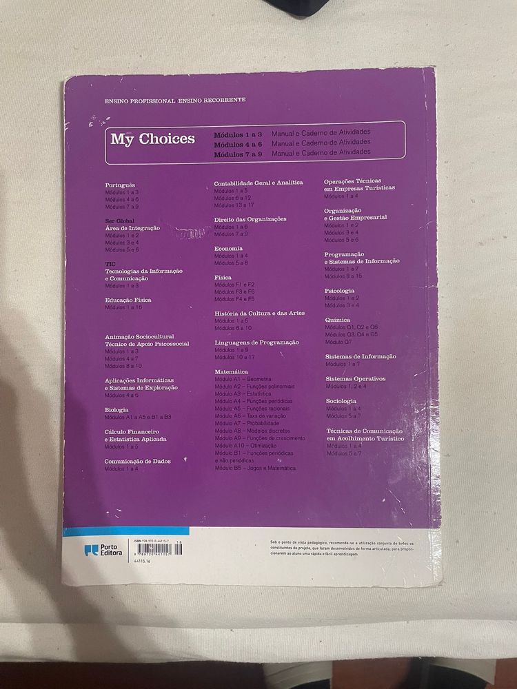 Livro escolar de inglês