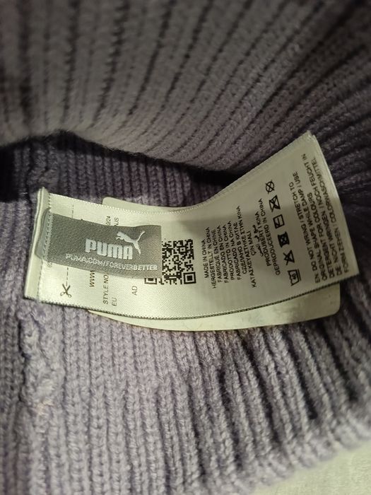 Нова шапка Puma жіноча бузкова Classic cuff beanie, one sine