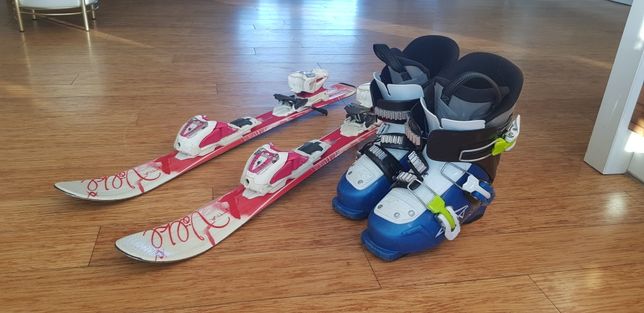 Juniorskie narty Volky  plus buty nordica