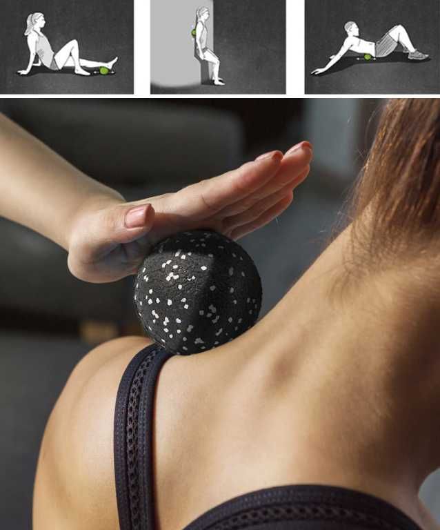 Массажный мяч фитнес для восстановления и укрепления мышц