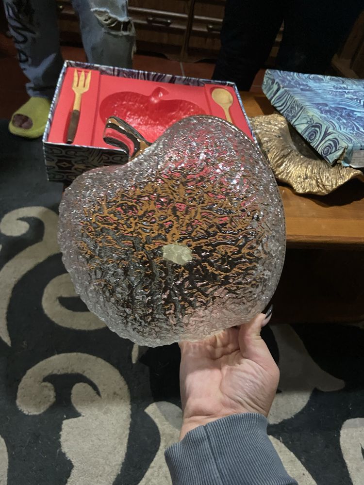 Saladeira de cristal