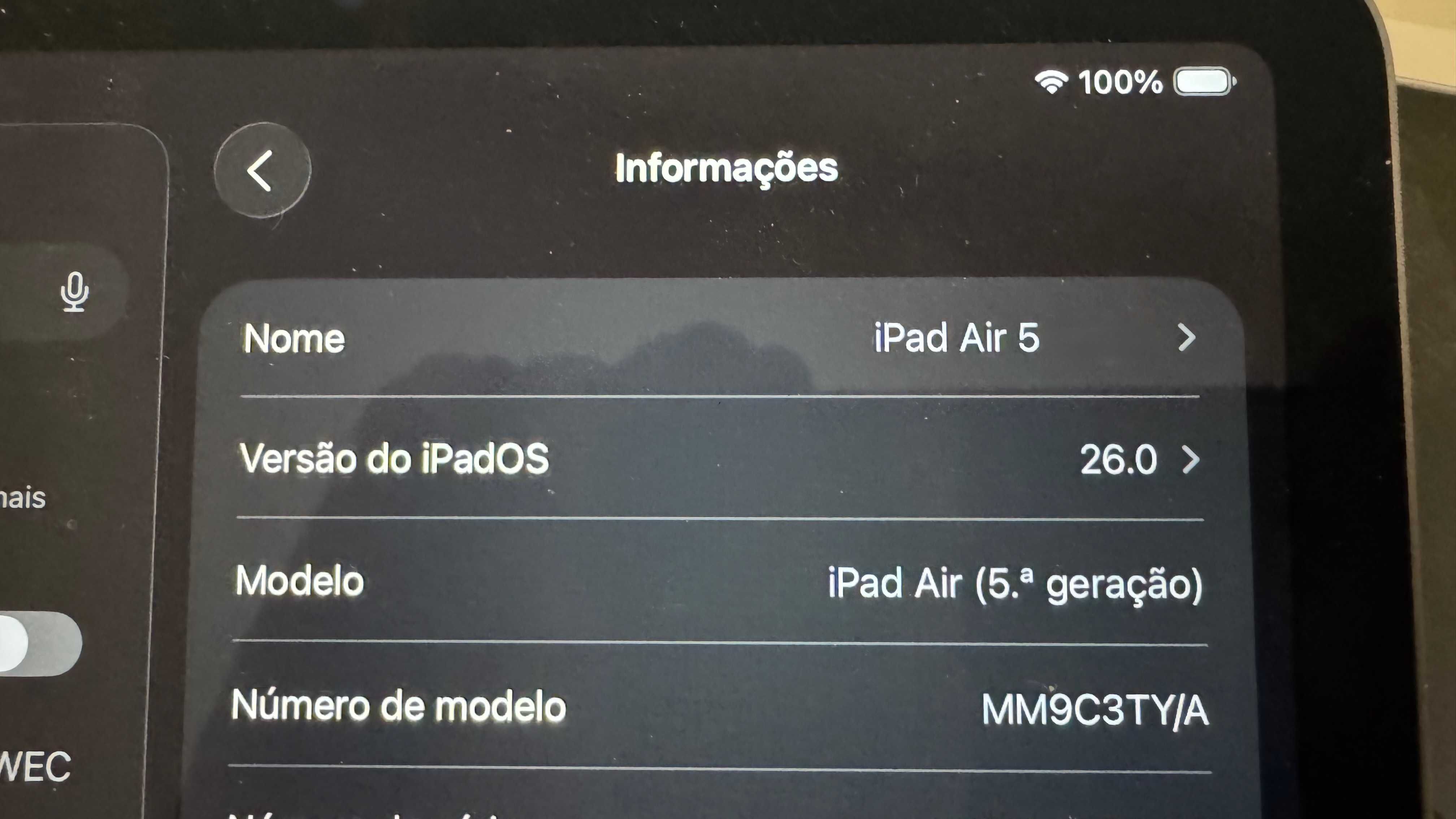 iPad Air 5 Geração 64GB WiFi + Apple Pencil 2 Geração Magnética