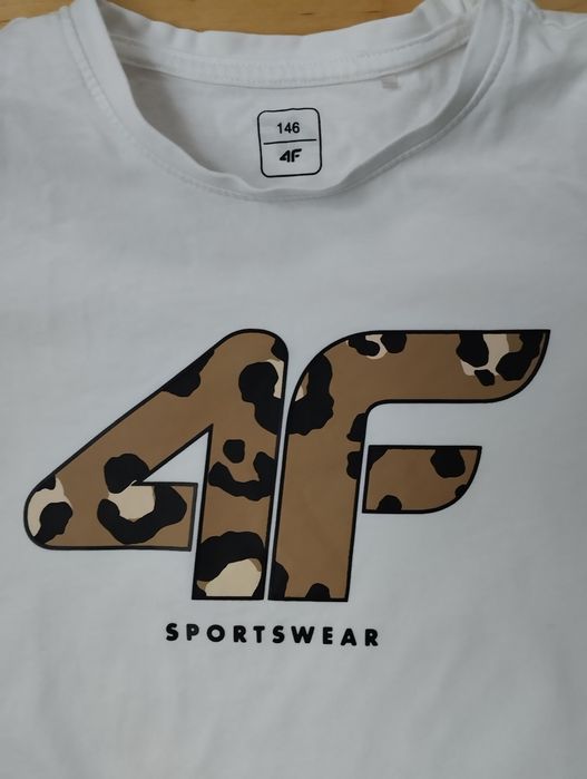 Bluzki 4F, zestaw 2 szt białe 146