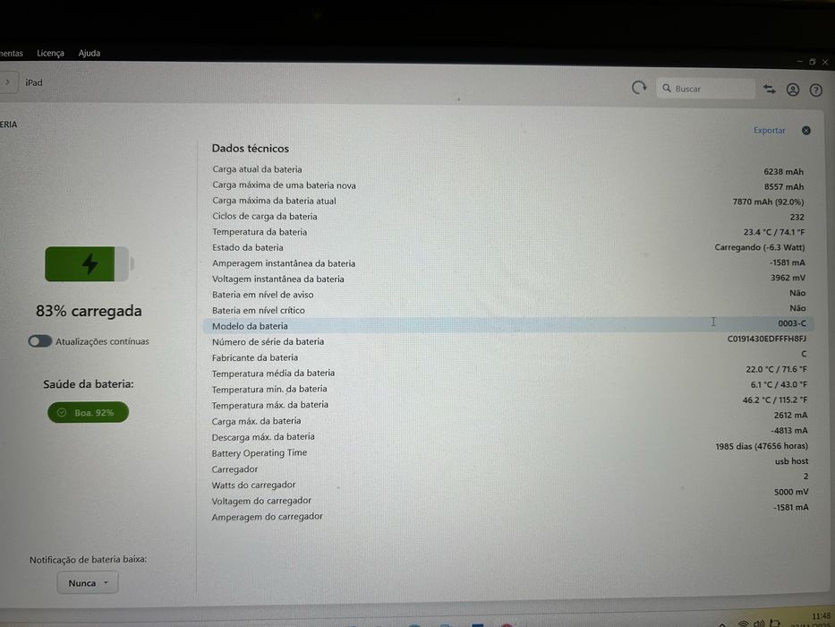 IPad 6a Gen | 128GB (wifi + telemovel) + capa