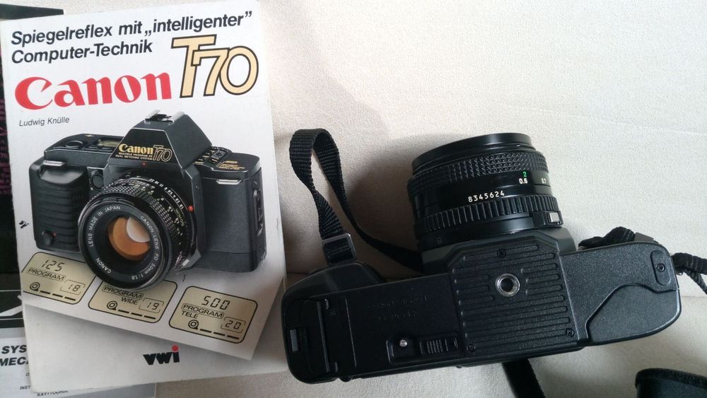 Фотоапарат Canon з «розумною» комп’ютерною технікою Т70