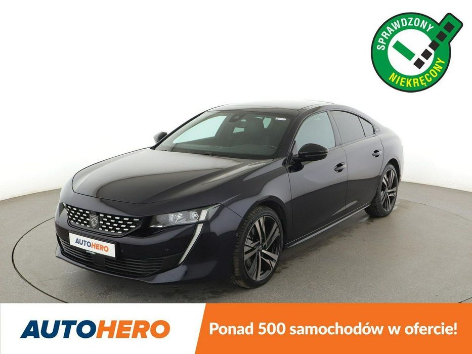Peugeot 508 automat 177KM alcantara navi virtual grzane fotele ACC kamera FullLED