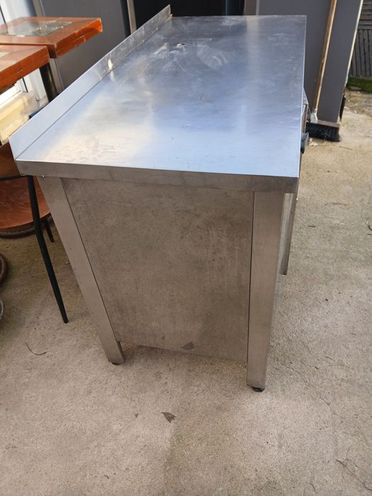 Entrega bancada em inox