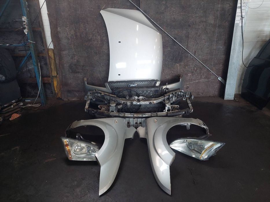 KOMPLETNY PRZÓD MASKA ZDERZAK LAMPA BŁOTNIK FORD FOCUS MK2 03 HB 5D