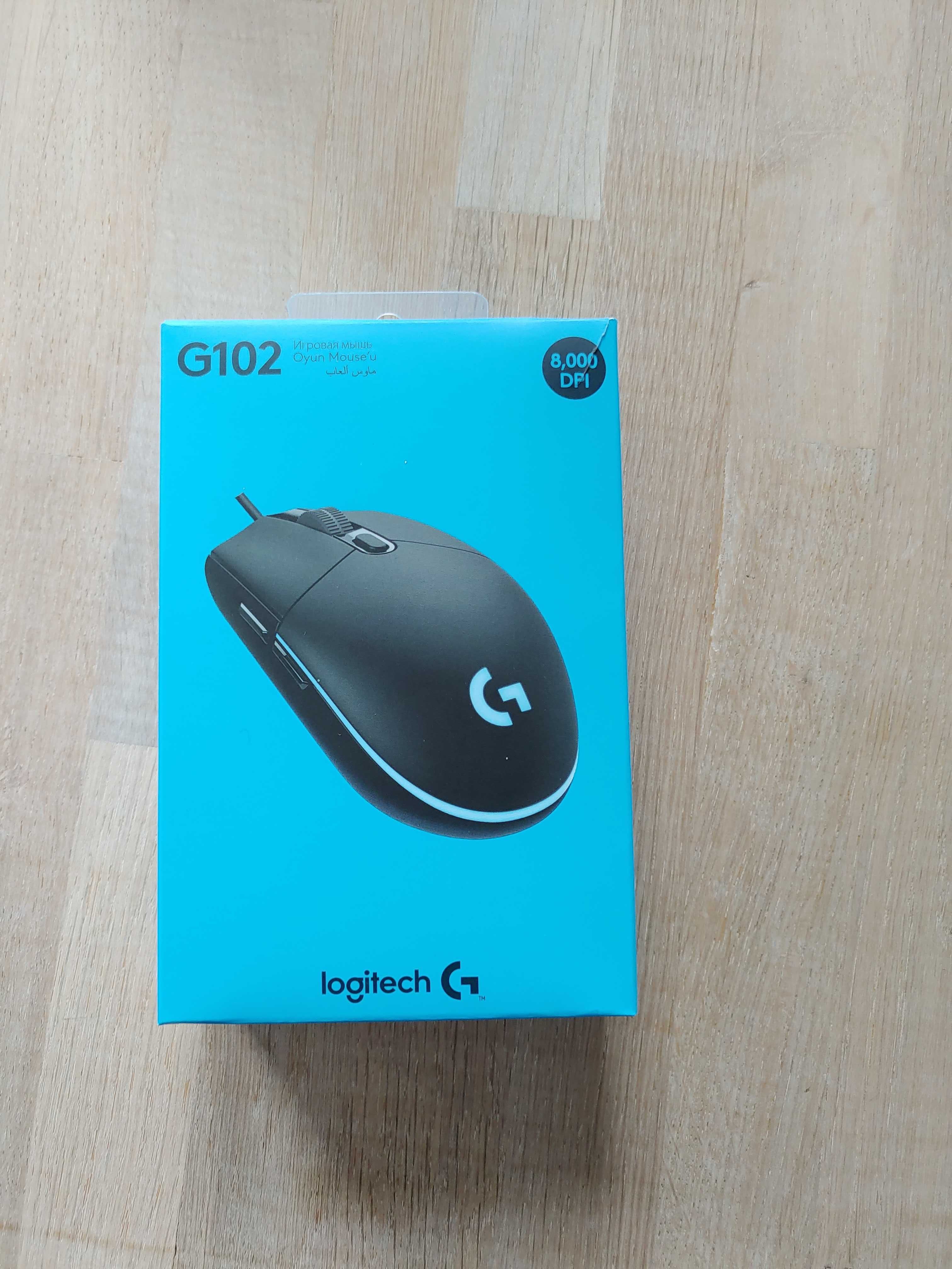 Mysz przewodowa Logitech G102 czarna NOWA!