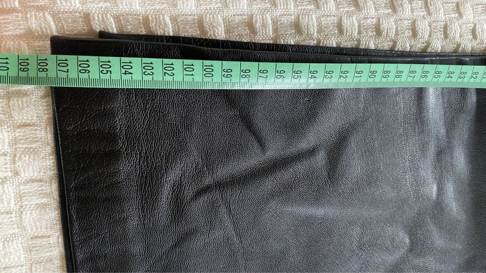 Spodnie skórzane damskie M