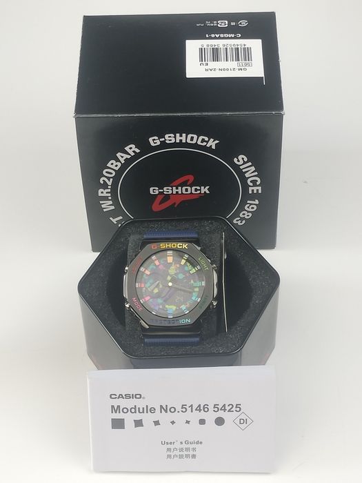 Casio G-Shock | G-Steel | CasiOak | Chimera Rainbow | GM-2100N-2AR 

Z