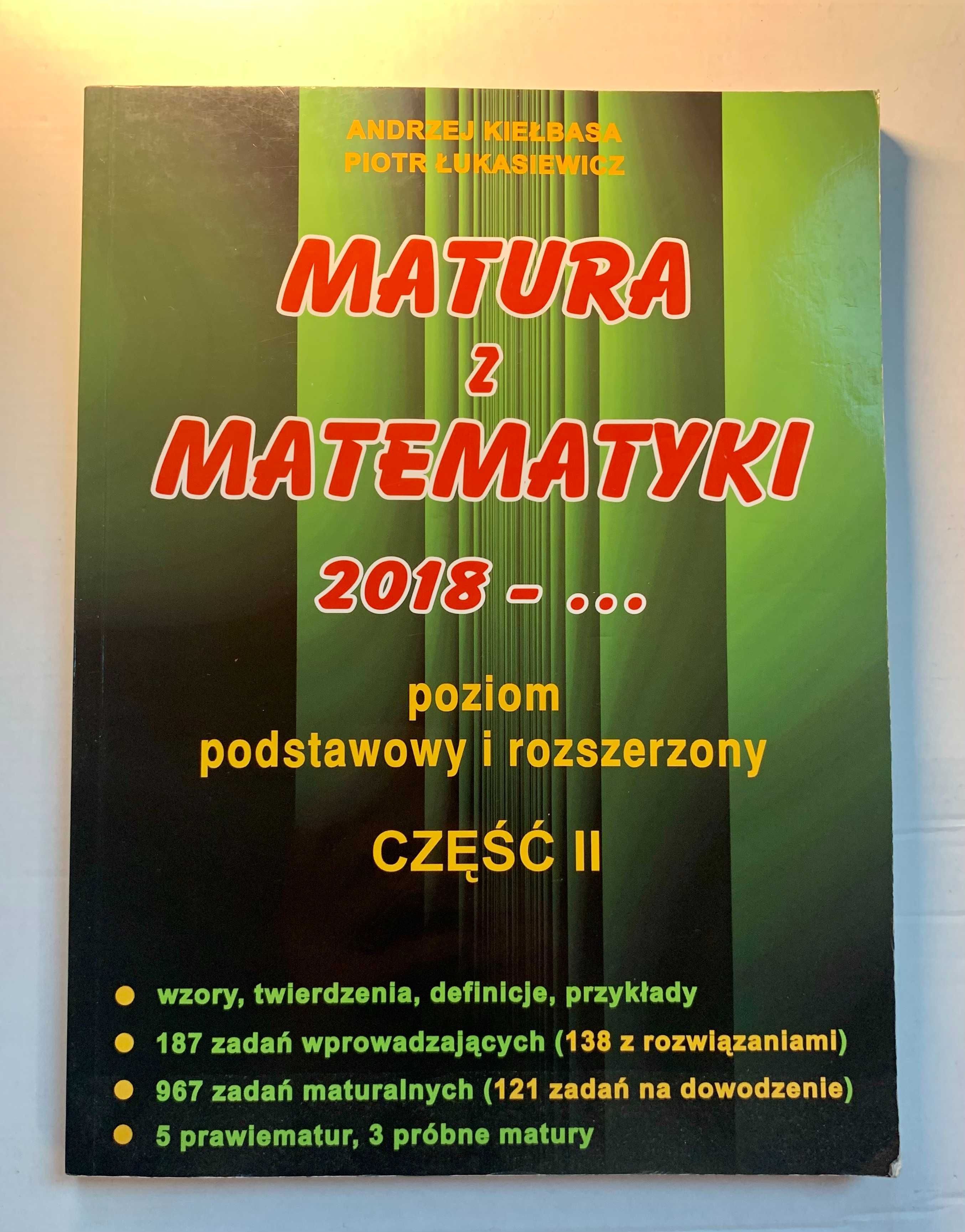 "Matura z matematyki 2018 - ..." część 2