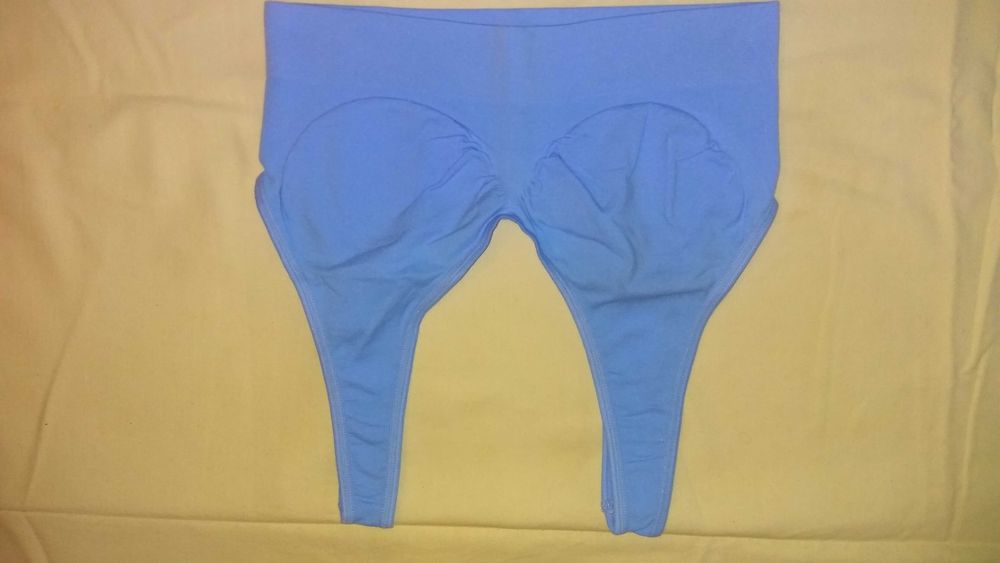 Топ однотонний класичний жіночий Безшовний спортивний Голубий