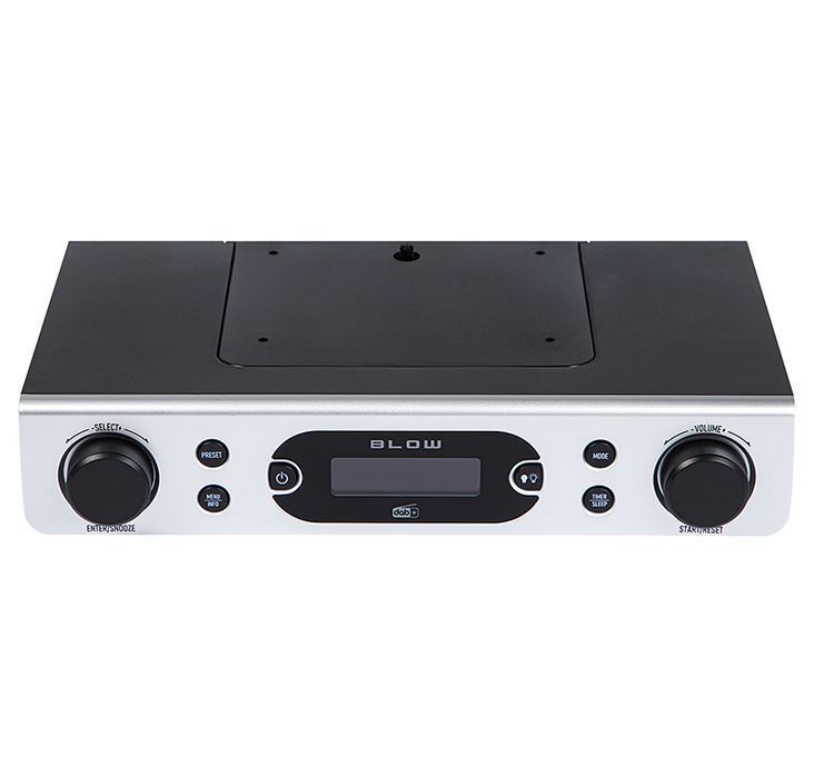 Podszafkowe radio kuchenne FM/DAB+ lampka LED BLOW RK2 srebrne