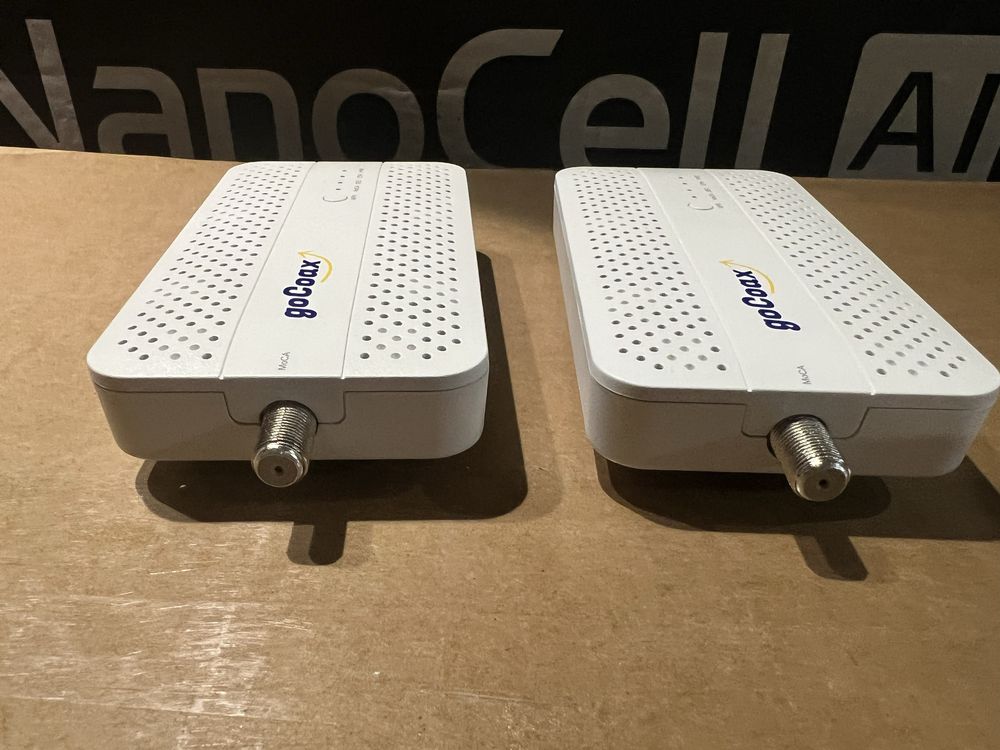 GoCoax MoCA Adapter – Ethernet przez kabel koncentryczny (2 sztuki)