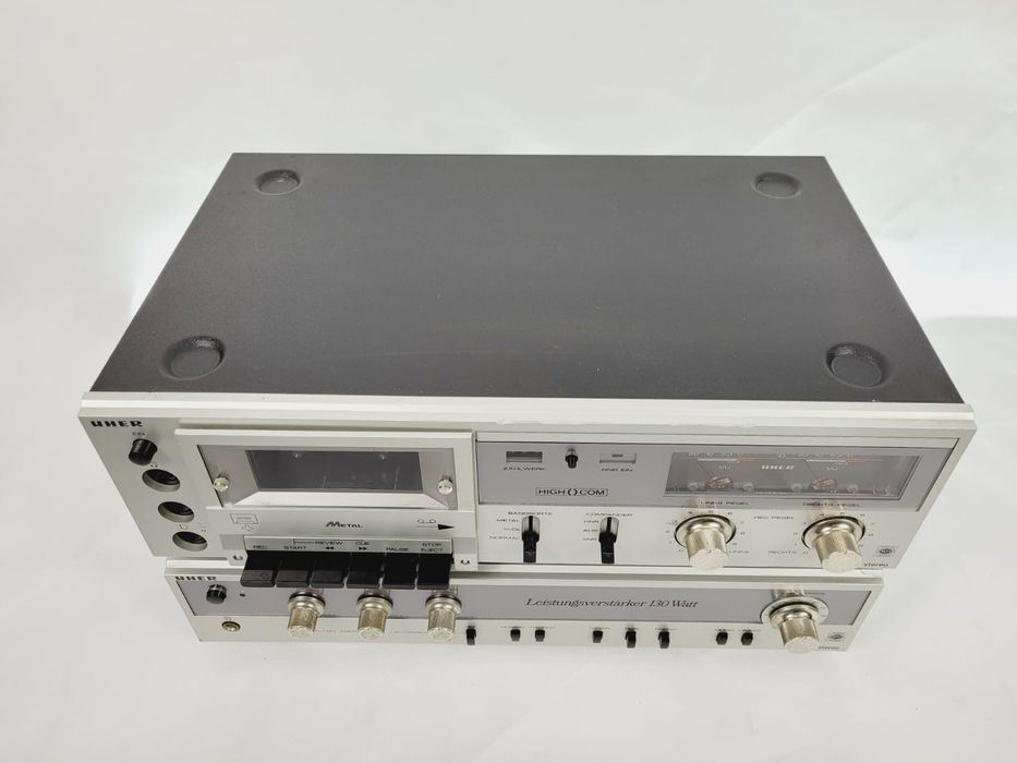 Zestaw UHER cg 321 vg 821 wzmacniacz Vintage magnetofon zestaw audio