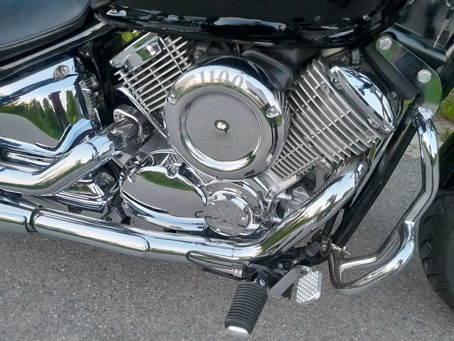 Yamaha Drag star 1100.Wersja eu,2004 rok.po regeneracji sprzegielka.