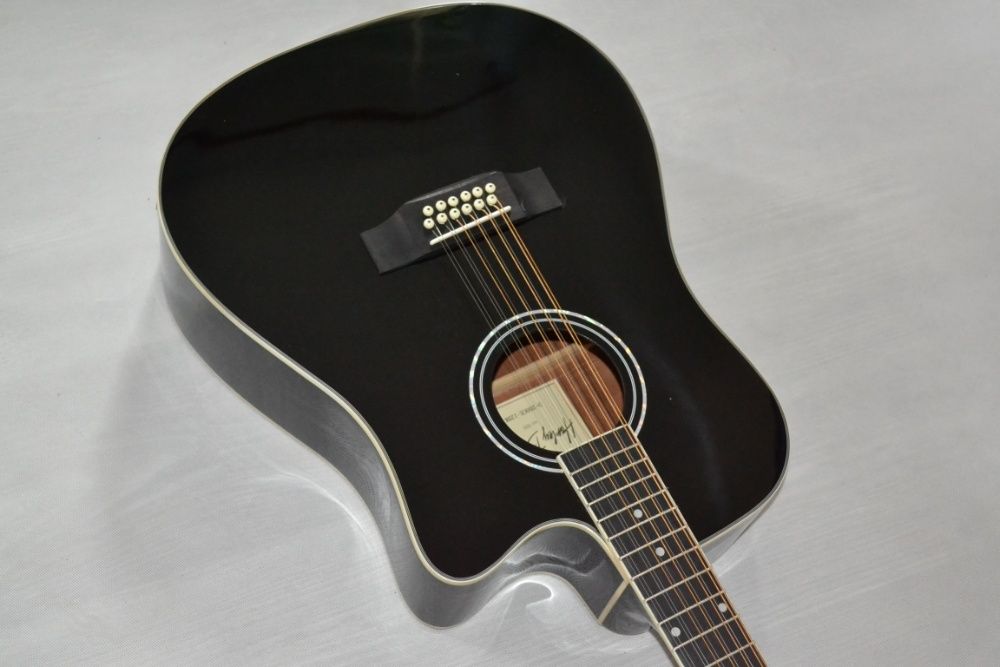 Harley Benton D-200CE BK nowa gitara 12 STRUNOWA - ustawiona!