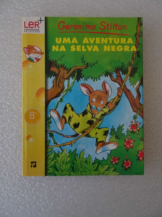 Livro Geronimo Stilton - Uma aventura na selva negra