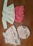 2 vestidos de menina T. 3 meses - 100% Algodão  das marcas Vertbaudet