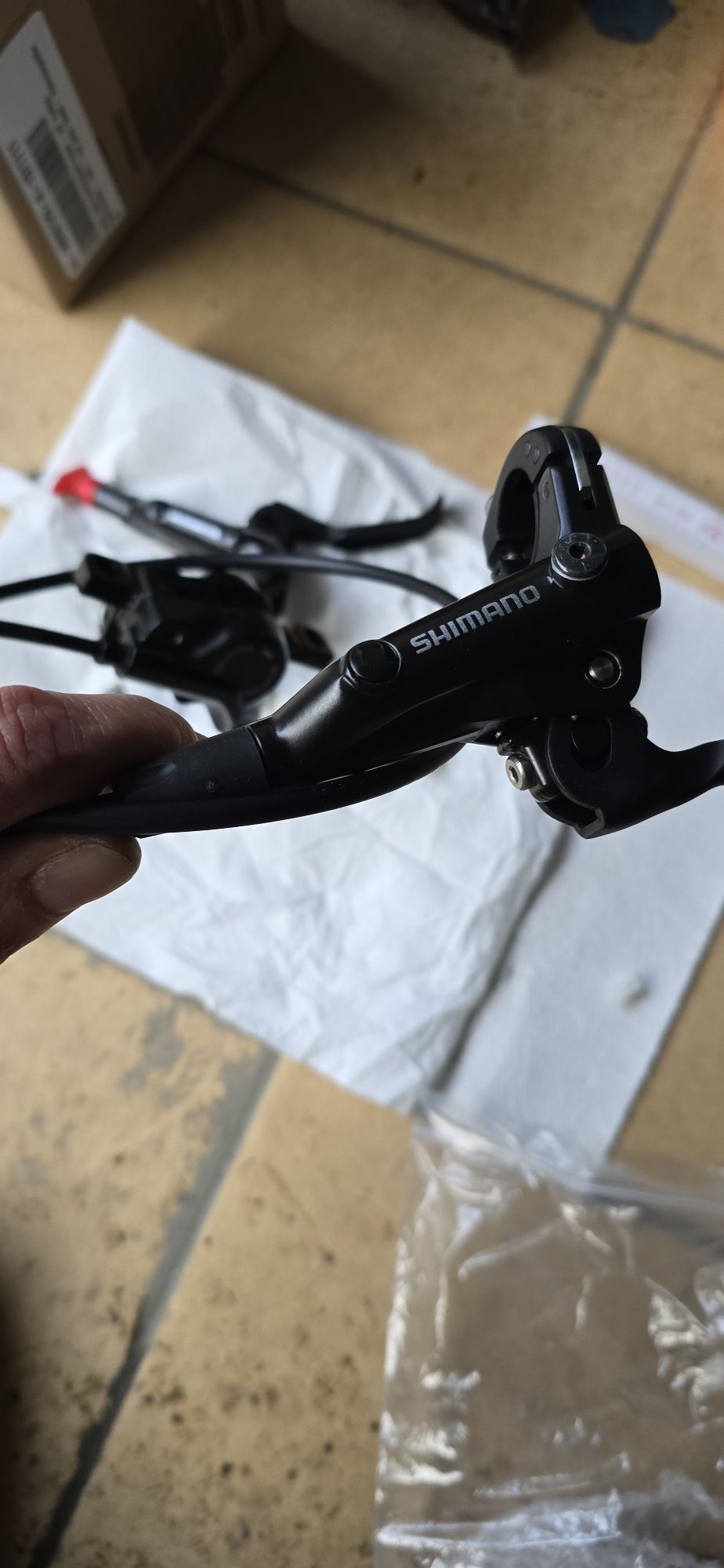 Hamulce hydrauliczne shimano deore mt500