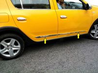 Renault/Dacia Sandero 2013+ Молдинги дверные Carmos