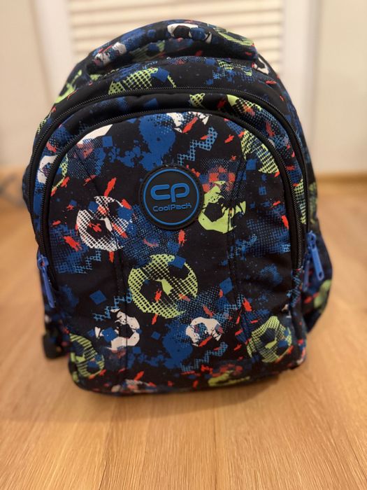 Plecak tornister CoolPack wielokomorowy Piłki