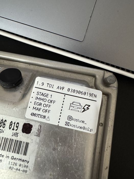Sterownik 1.9 TDI ChipTuning EDC16 EDC15 SGA Skoda Audi VW VAG