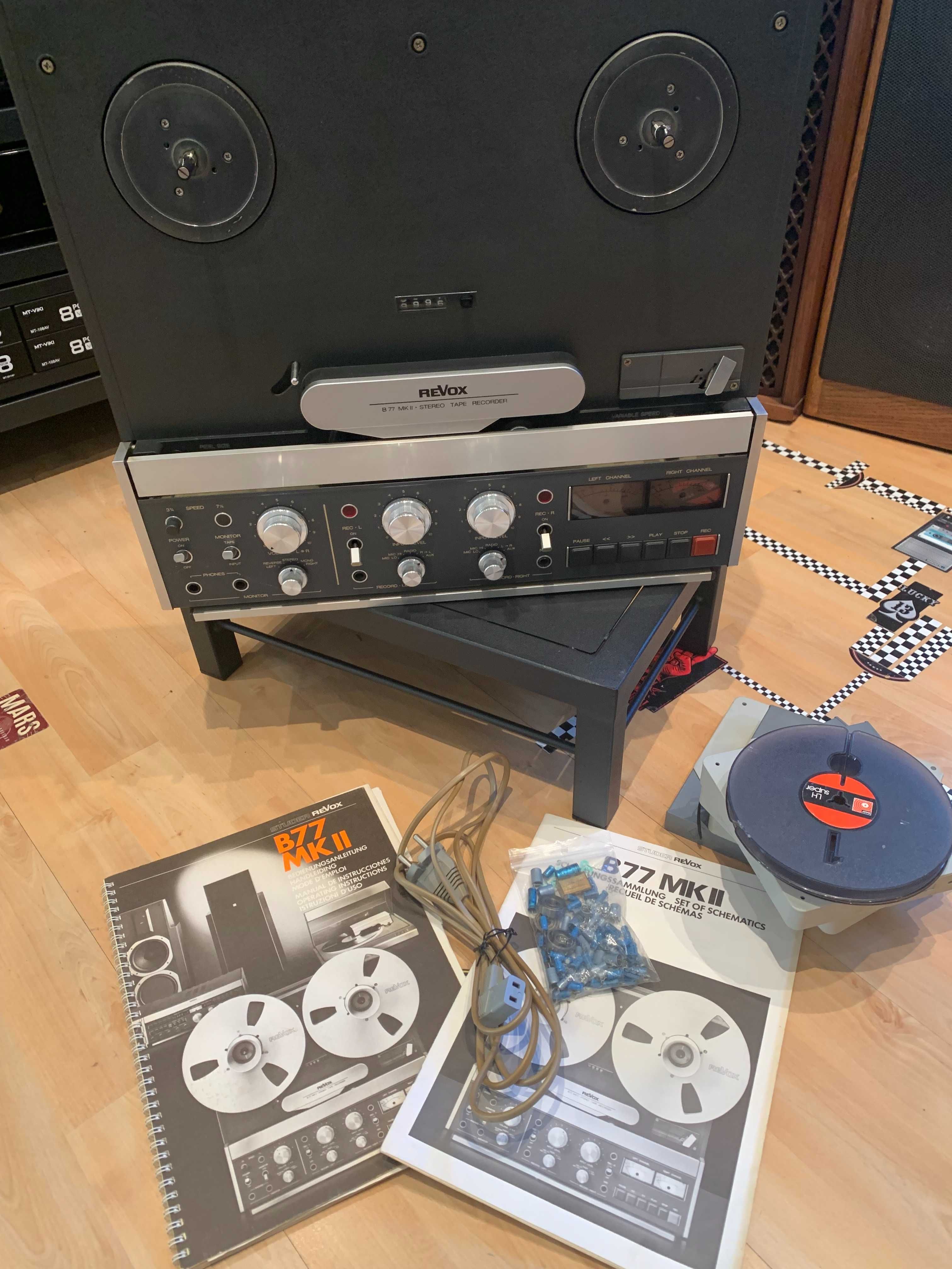revox b77 mk2 xmagnetofon szpulowy
