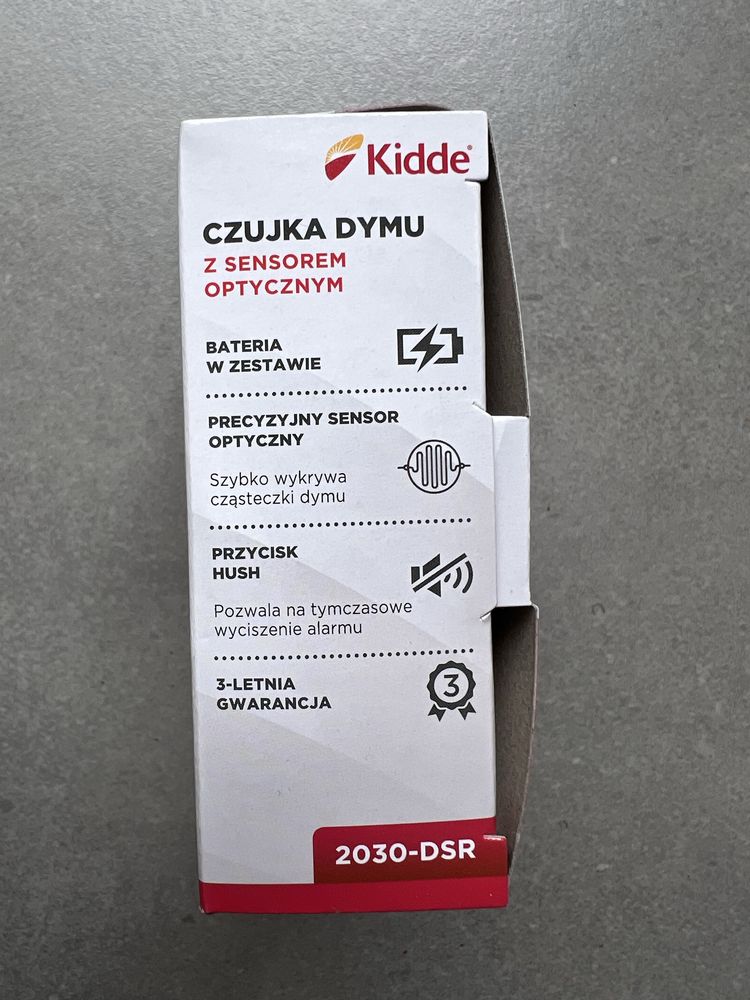 Czujka dymu Kidde z sensorem optycznym – NOWA