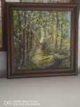 Obraz na płótnie akryl 30x30 Las