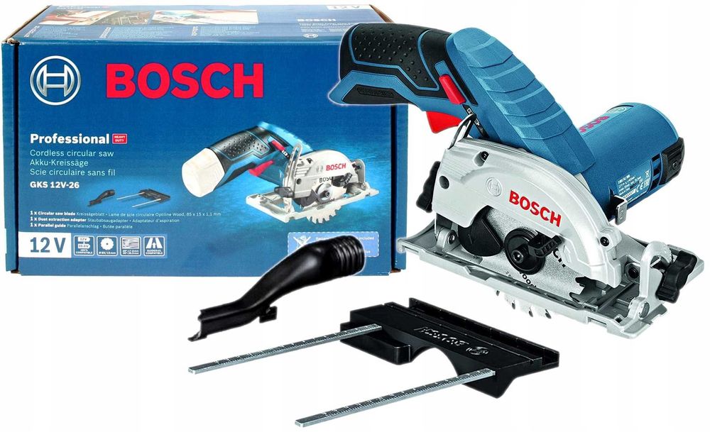 Bosch GKS 12V-26 akumulatorowa pilarka tarczowa - body + tarcza 85mm