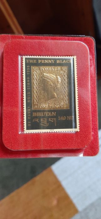 The penny black na embalagem