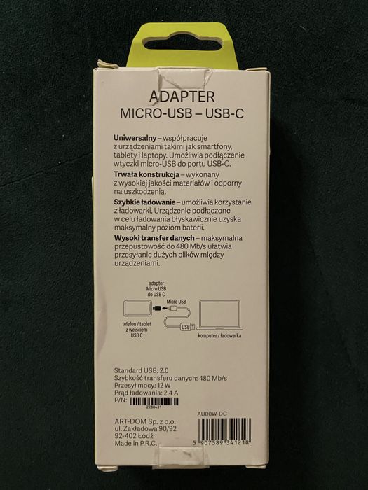 Adapter micro-USB - USB-C